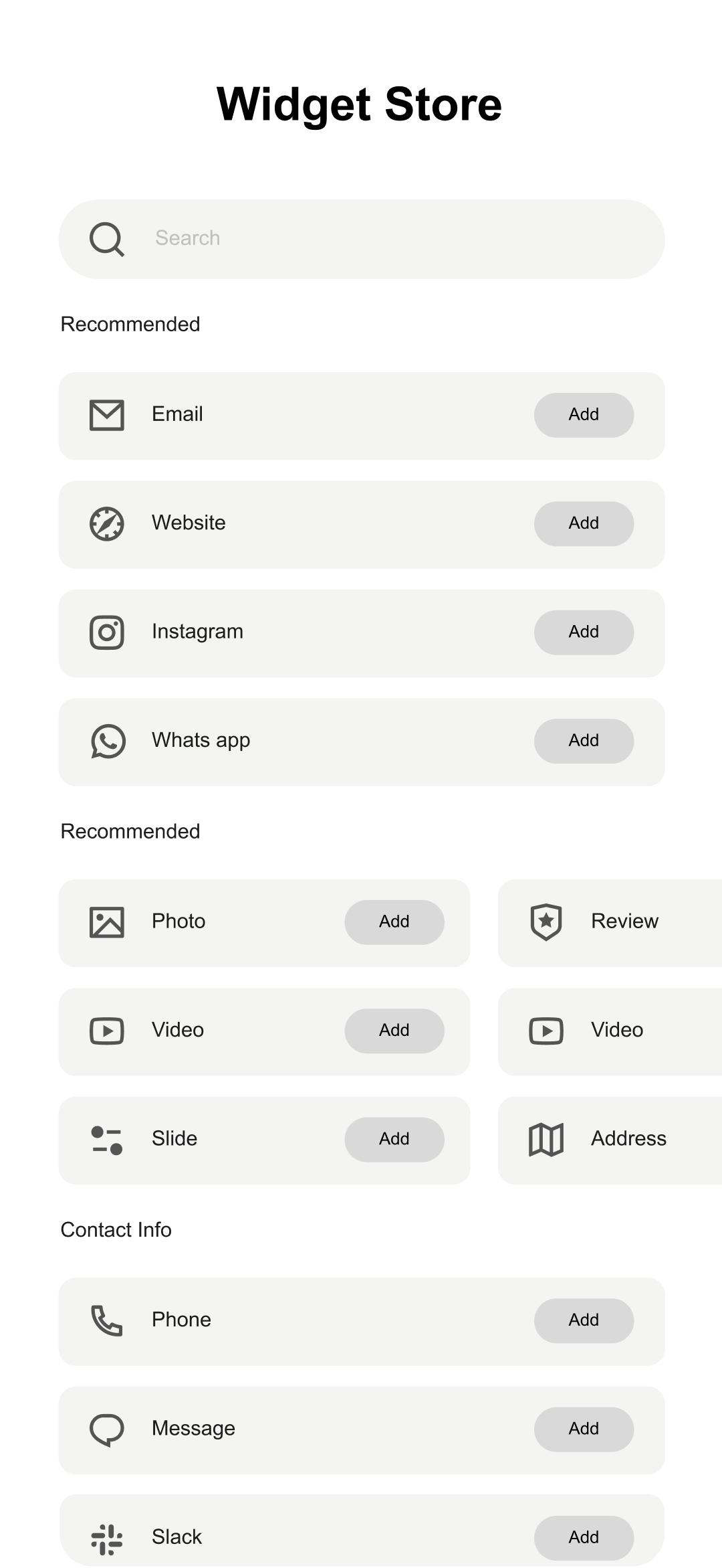 Digital Business card overview