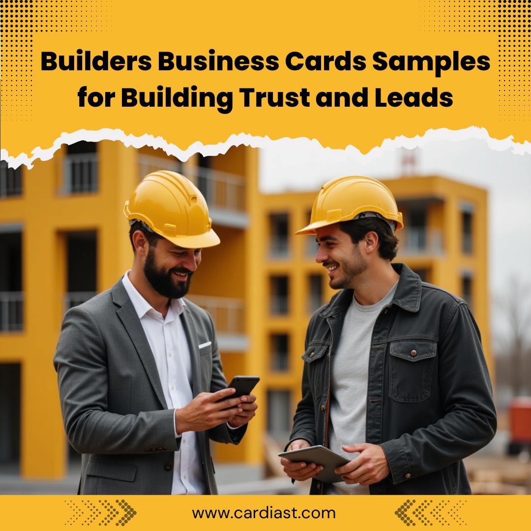 builders business cards samples