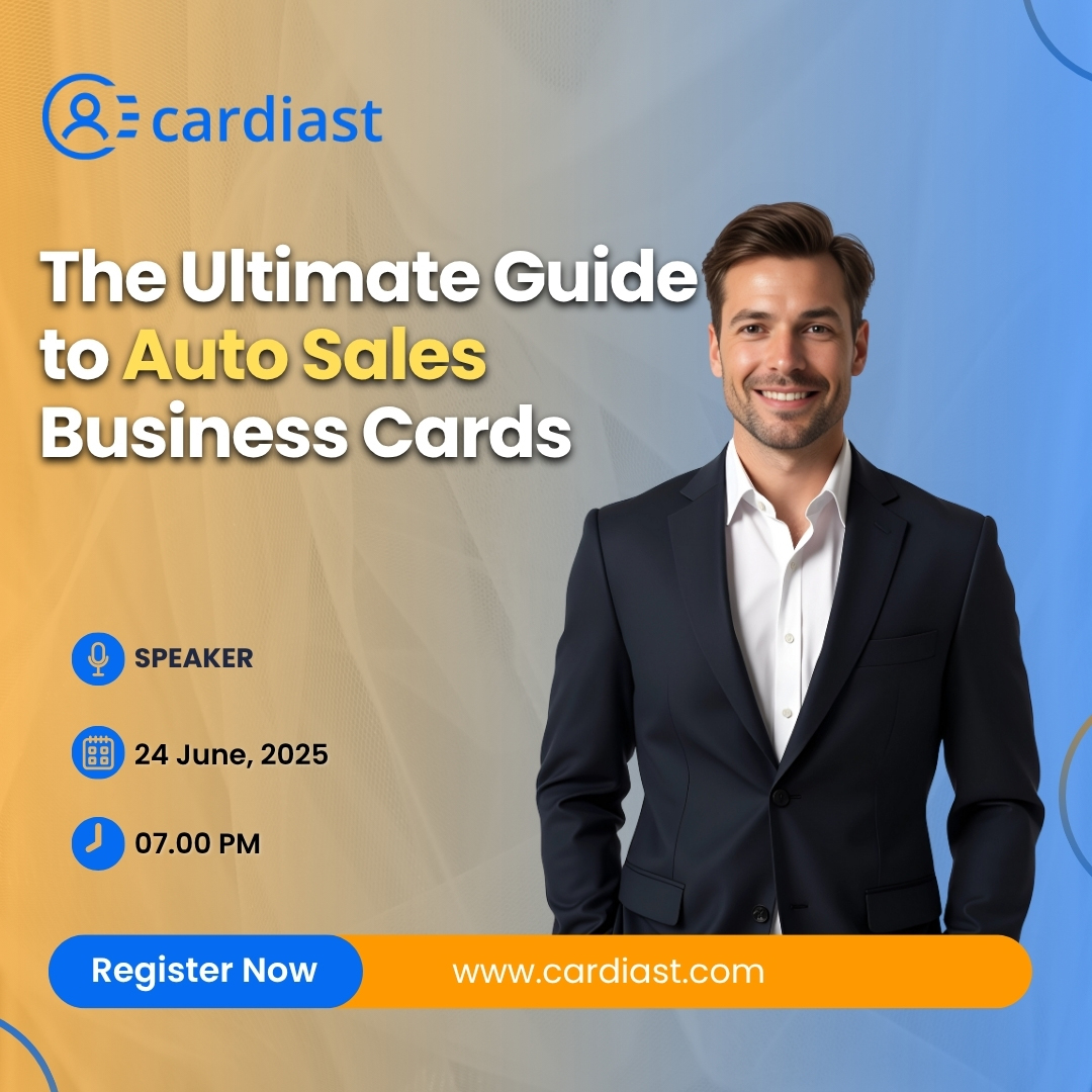 auto sales business cards