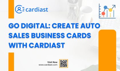 auto sales business cards