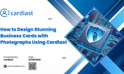 business cards with photographs