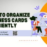 how to organize business cards