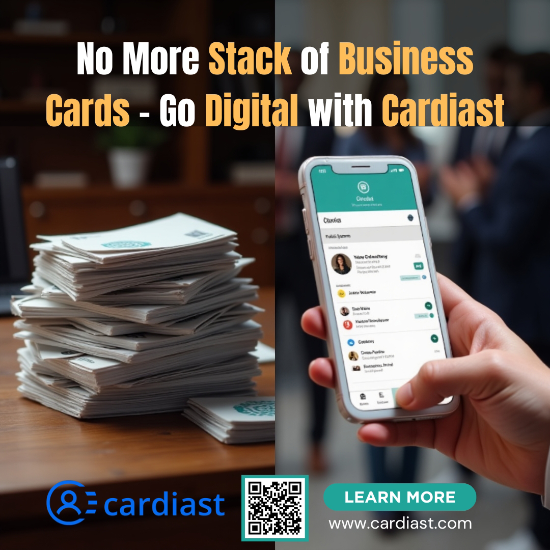 stack of business cards