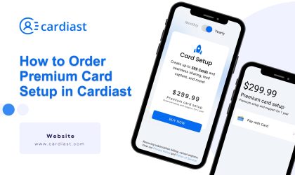 How to order Premium Card Setup