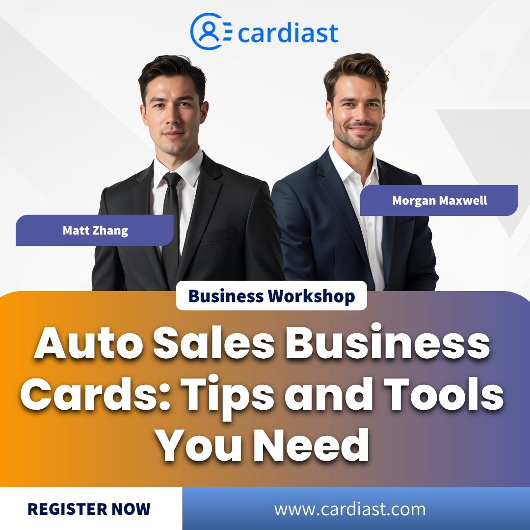 auto sales business cards