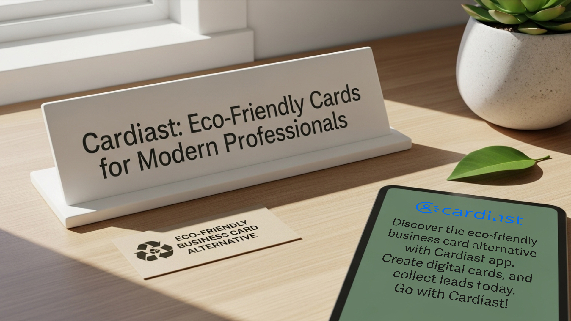 Eco-Friendly Business Card Alternative