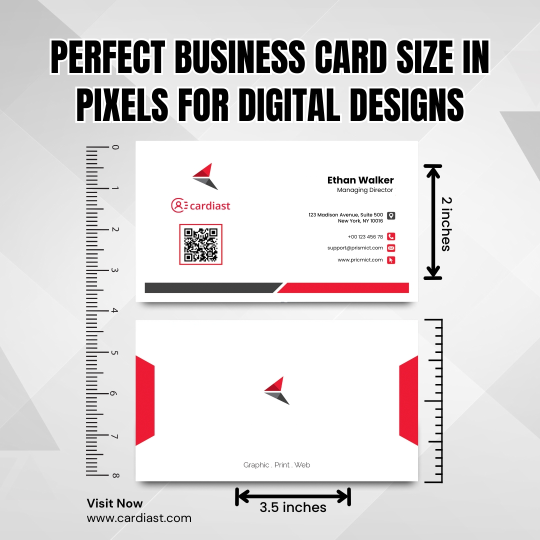 business card size in pixels