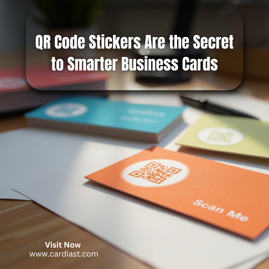 QR Code Stickers for Business Cards