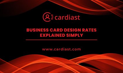 Business Card Design Rates