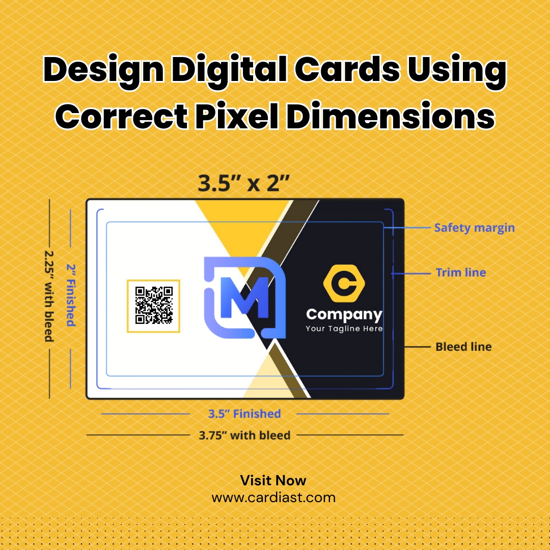 business card size in pixels