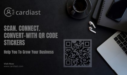 QR Code Stickers for Business Cards