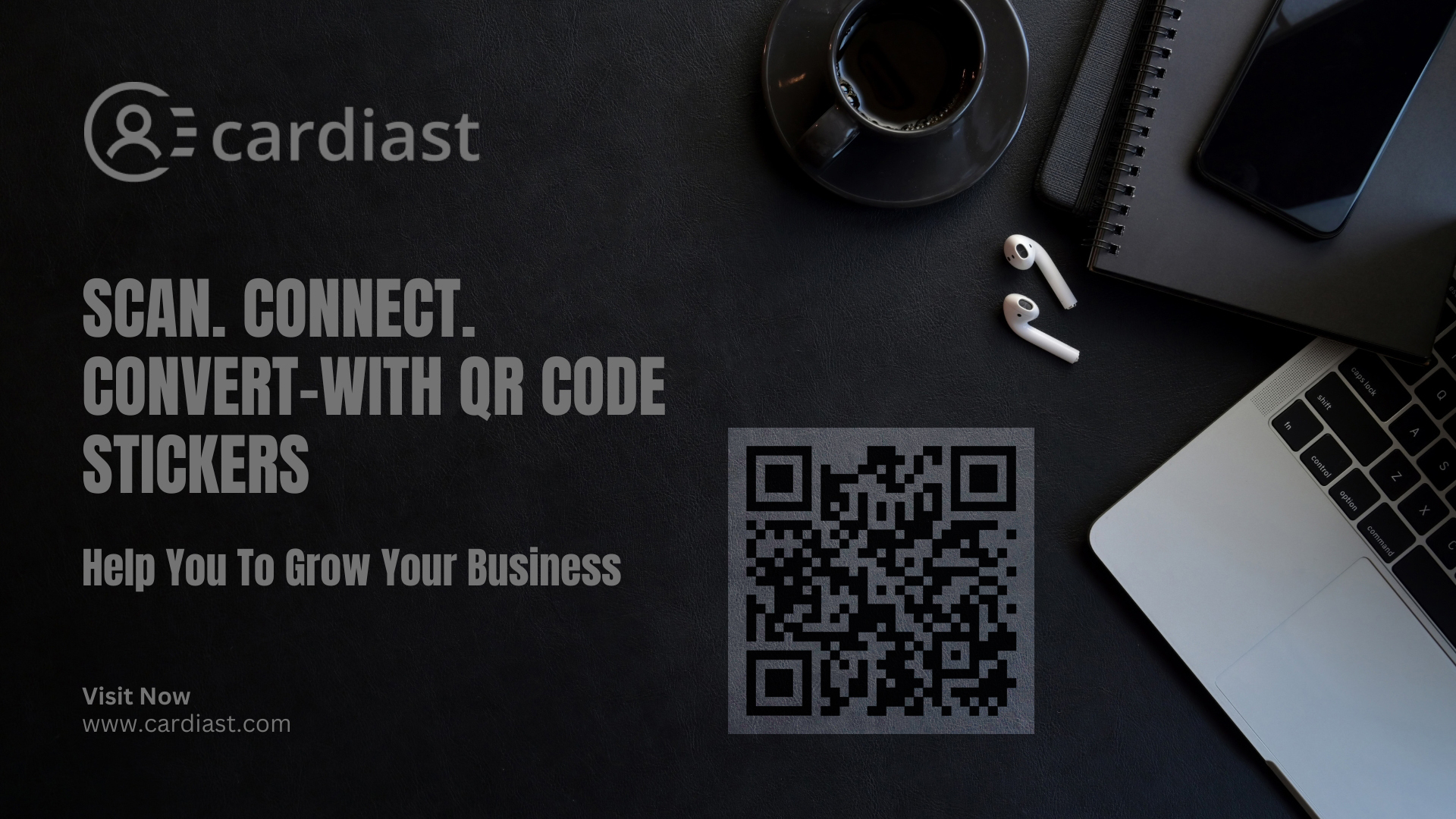 QR Code Stickers for Business Cards
