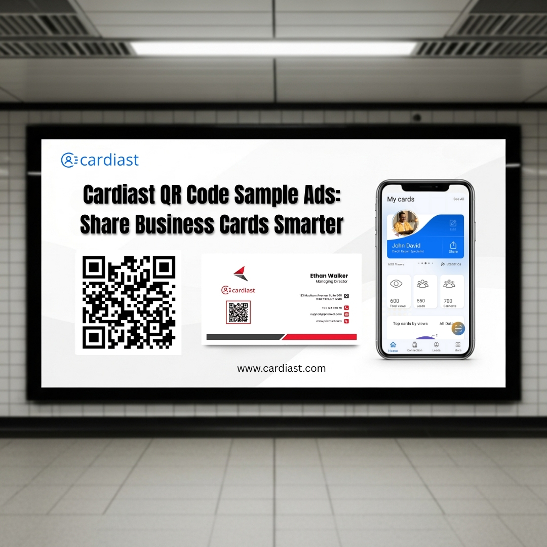QR code sample ads