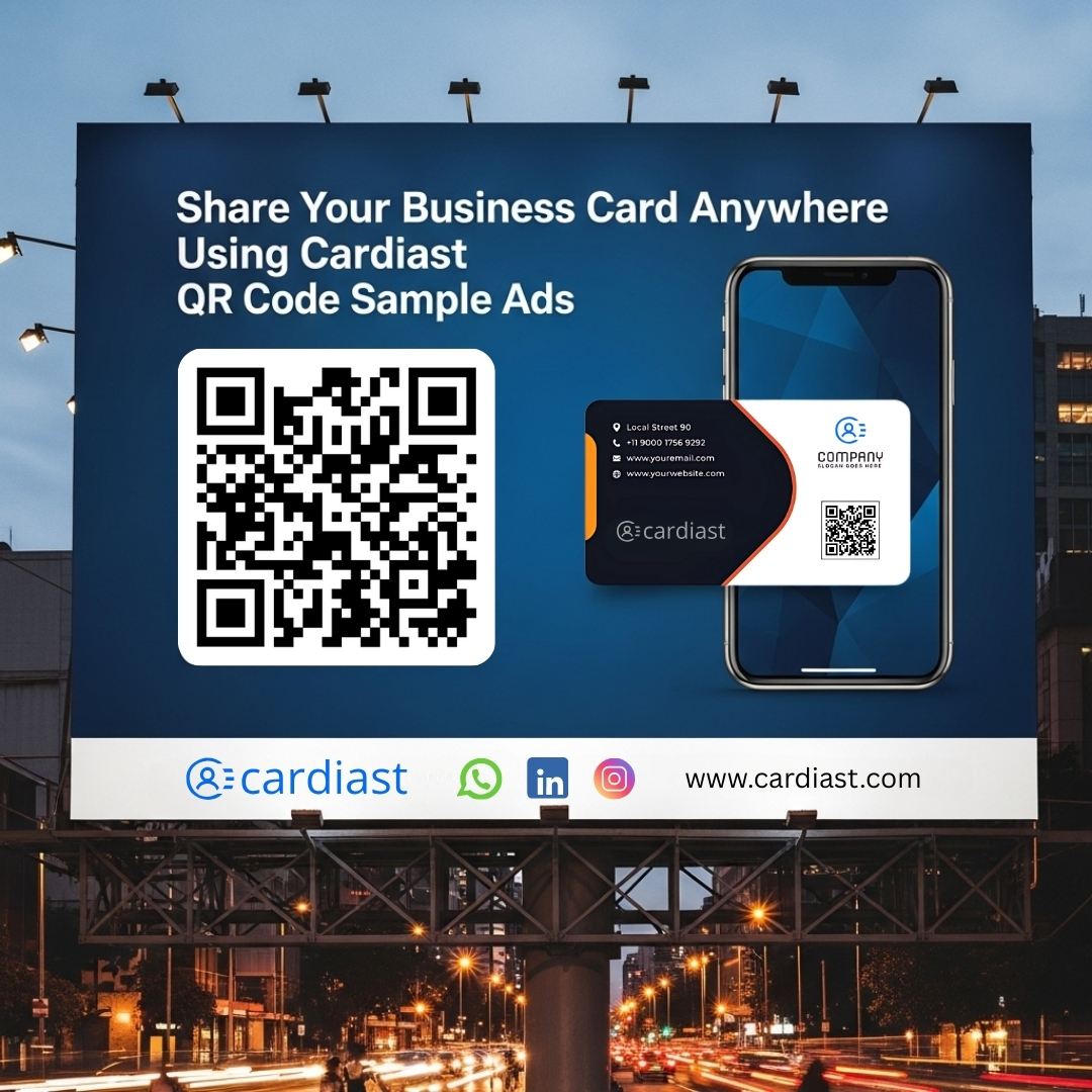 QR code sample ads